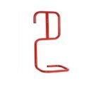 Single Fire Extinguisher Stand Red – Durable Red Steel Holder