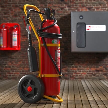 10kg CO2 Fire Extinguisher Trolley